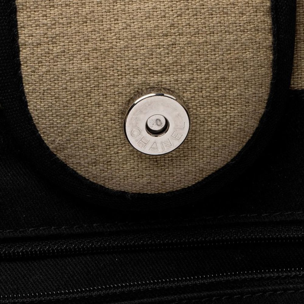 Chanel Canvas Deauville Medium Tote - Picture 9 of 15